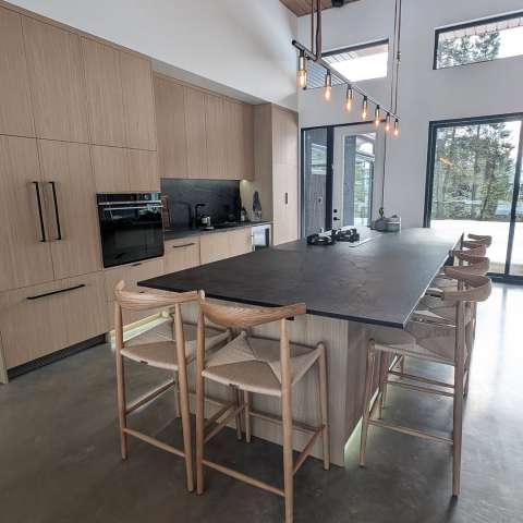 Elbow Counter Stool - Woven