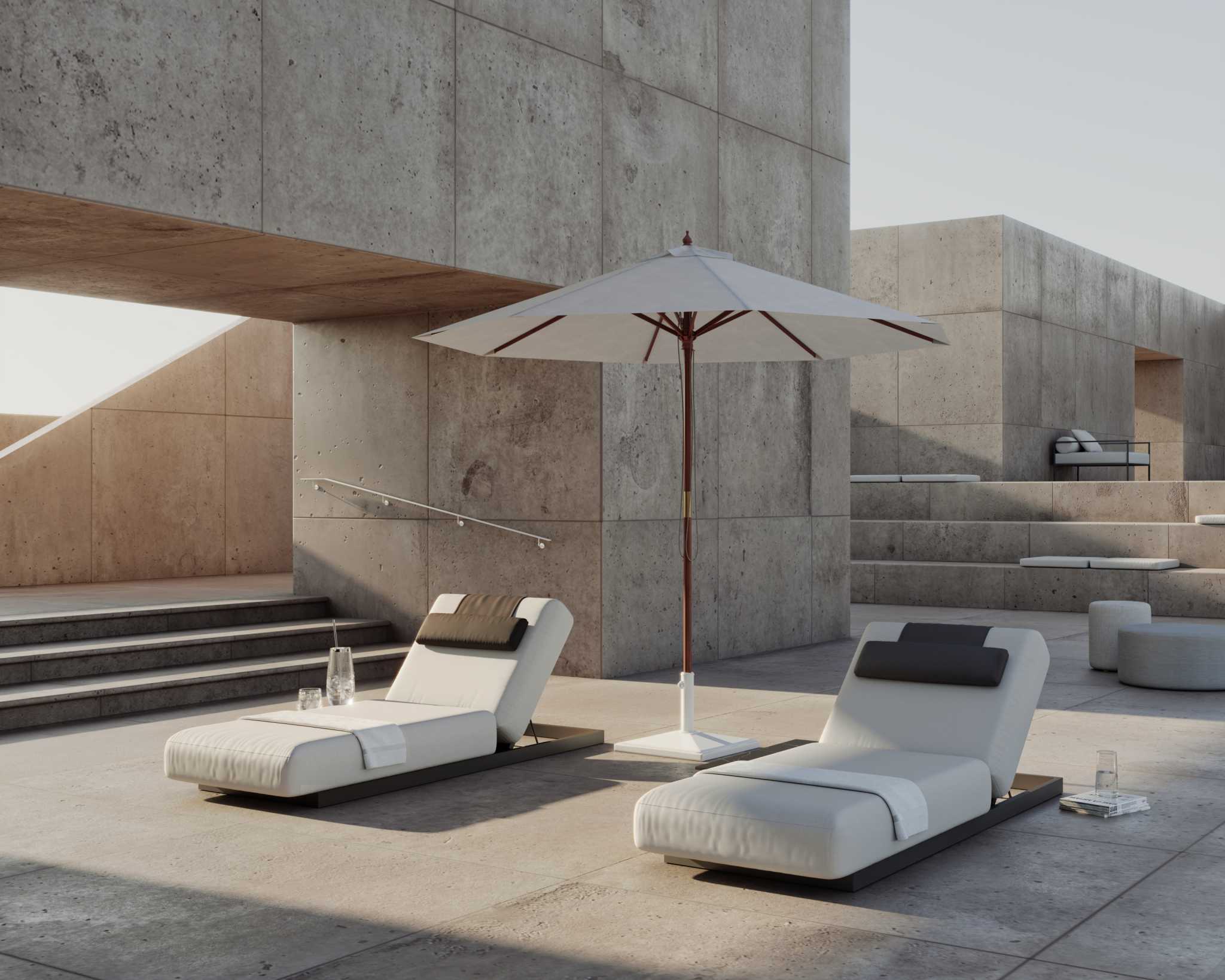 Florian Outdoor Lounger